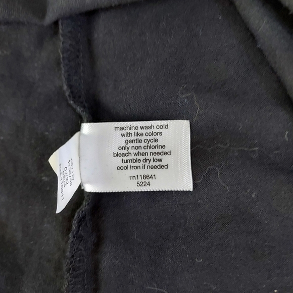 Lane Bryant Polka Dot Scoop Neck 3/4 Sleeve Relaxed fit Curved Size 14/16 Top - Picture 6 of 10